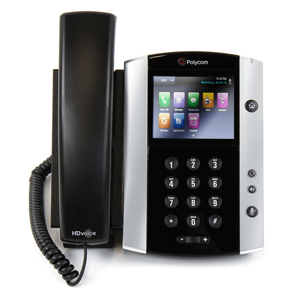 VVX 501 VoIP Telephone in Black Headset Store